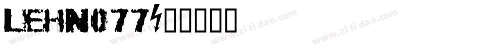 LEHN077字体转换