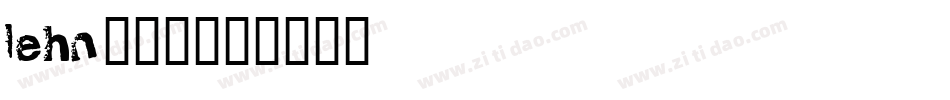 LEHN079字体转换
