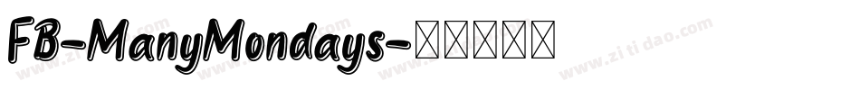 FB-ManyMondays字体转换
