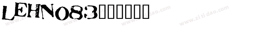 LEHN083字体转换