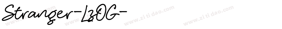 Stranger-LzOG字体转换