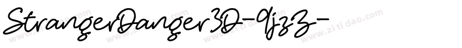 StrangerDanger3D-9jzZ字体转换