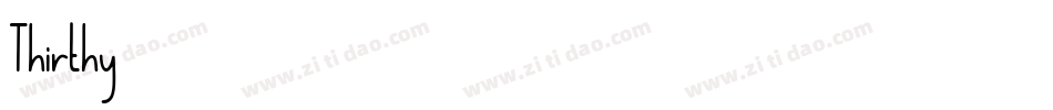 Thirthy字体转换