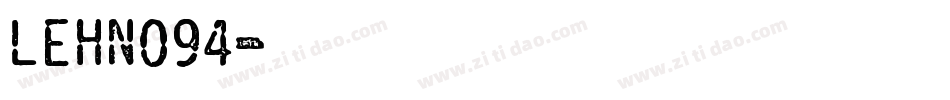 LEHN094字体转换