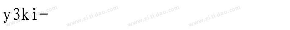 y3ki字体转换