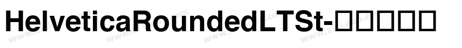 HelveticaRoundedLTSt字体转换