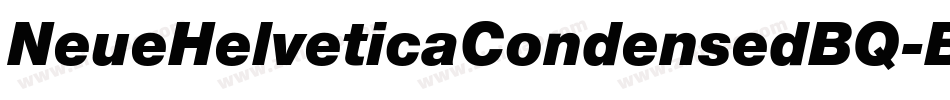NeueHelveticaCondensedBQ-Black字体转换