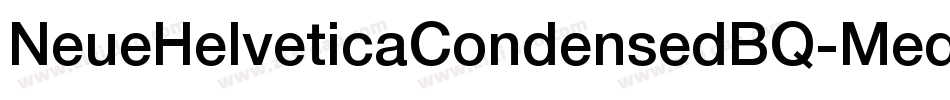 NeueHelveticaCondensedBQ-Medium字体转换