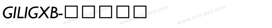 GILIGXB字体转换
