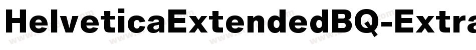 HelveticaExtendedBQ-ExtraLight字体转换