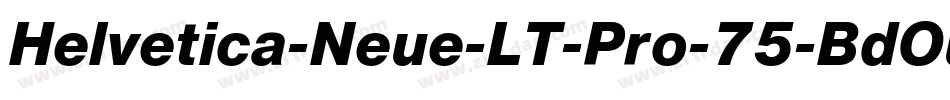 Helvetica-Neue-LT-Pro-75-BdOu-2字体转换