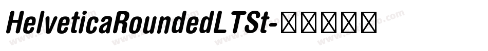 HelveticaRoundedLTSt字体转换