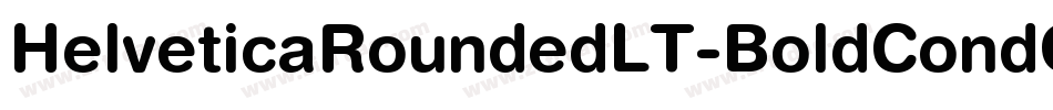 HelveticaRoundedLT-BoldCondObl字体转换