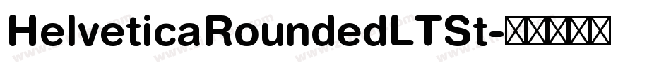 HelveticaRoundedLTSt字体转换
