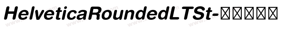 HelveticaRoundedLTSt字体转换