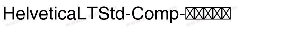 HelveticaLTStd-Comp字体转换