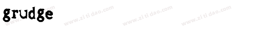 grudge字体转换