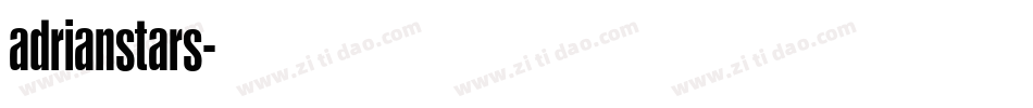 adrianstars字体转换