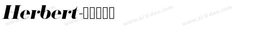 Herbert字体转换