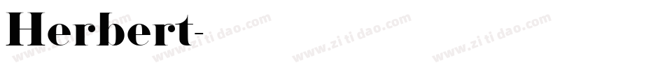 Herbert字体转换