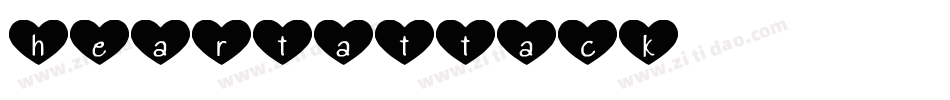 heartattack字体转换