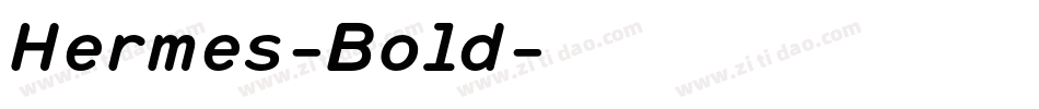 Hermes-Bold字体转换