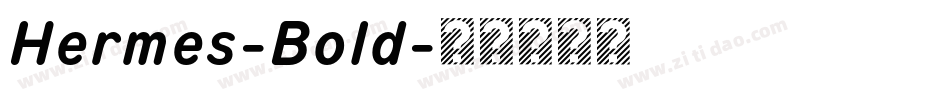 Hermes-Bold字体转换