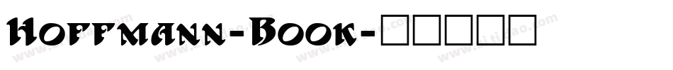 Hoffmann-Book字体转换