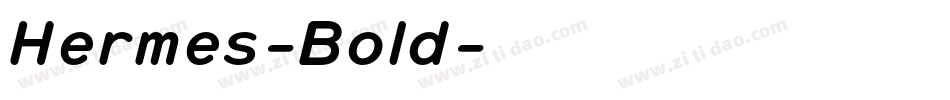 Hermes-Bold字体转换