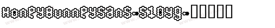 HoneyBunneySans-51OyG字体转换