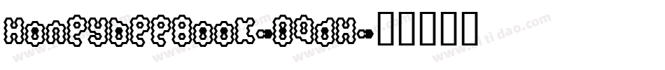 HoneybeeBook-0qdX字体转换