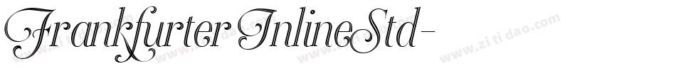 FrankfurterInlineStd字体转换