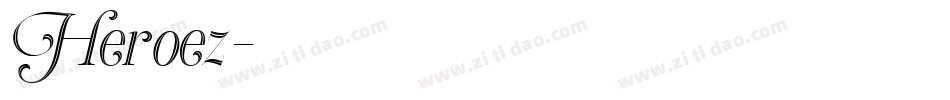 Heroez字体转换