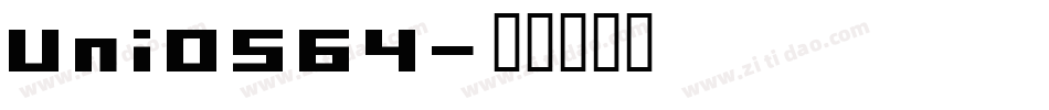 Uni0564字体转换