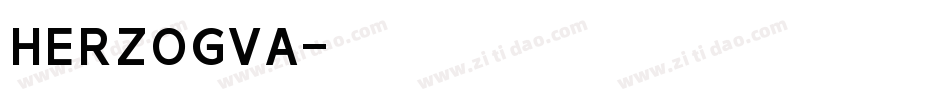 HERZOGVA字体转换
