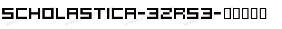 Scholastica-3zR53字体转换