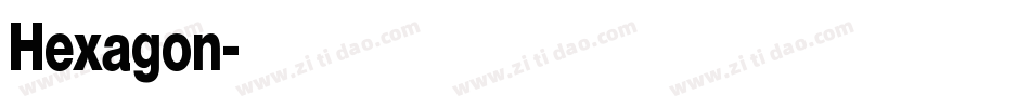 Hexagon字体转换