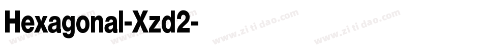 Hexagonal-Xzd2字体转换