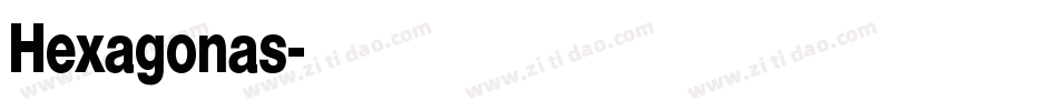 Hexagonas字体转换