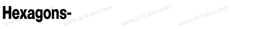 Hexagons字体转换