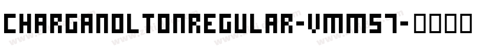 CharganoltonRegular-vmm57字体转换