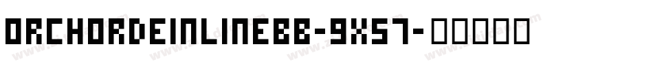 OrcHordeInlineBb-9x57字体转换