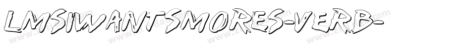LmsIWantSmores-VERB字体转换