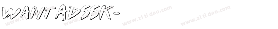WantAdSSK字体转换