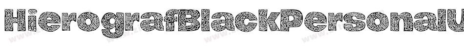 HierografBlackPersonalUse-M5Mp字体转换 HierografBlackPersonalUse-M5Mp字体转换