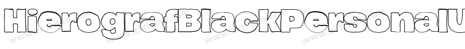HierografBlackPersonalUse-M5Mp字体转换 HierografBlackPersonalUse-M5Mp字体转换