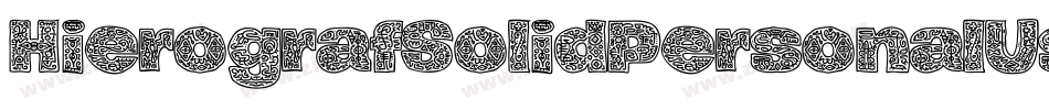 HierografSolidPersonalUse-wAM2字体转换