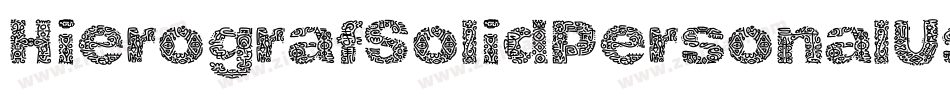 HierografSolidPersonalUse-wAM2字体转换