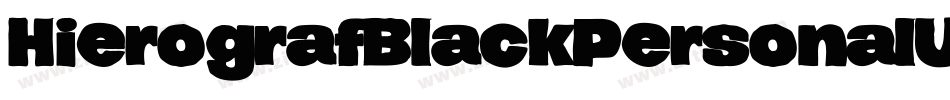 HierografBlackPersonalUse-M5Mp字体转换 HierografBlackPersonalUse-M5Mp字体转换