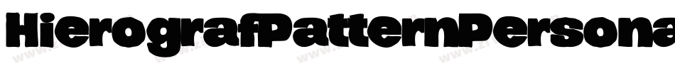 HierografPatternPersonalUse-26eW字体转换 HierografPatternPersonalUse-26eW字体转换